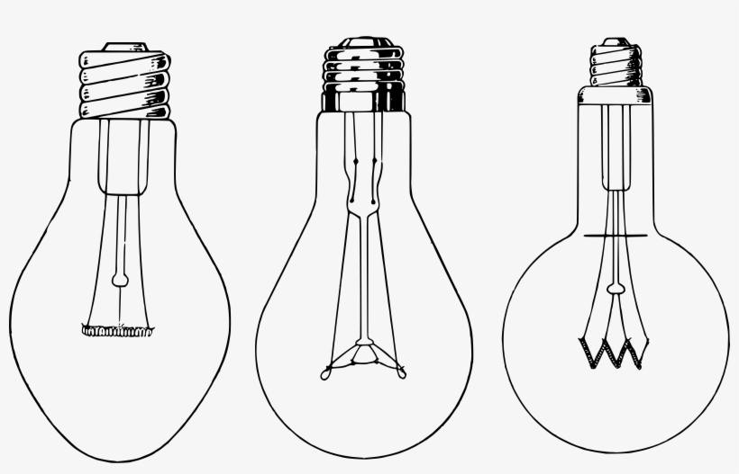 This Free Icons Png Design Of Three Old Light-bulbs, transparent png
