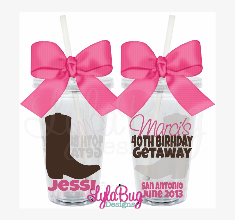 Country Girl Birthday Tumbler - Breast Cancer Survivor Cup Design, transparent png