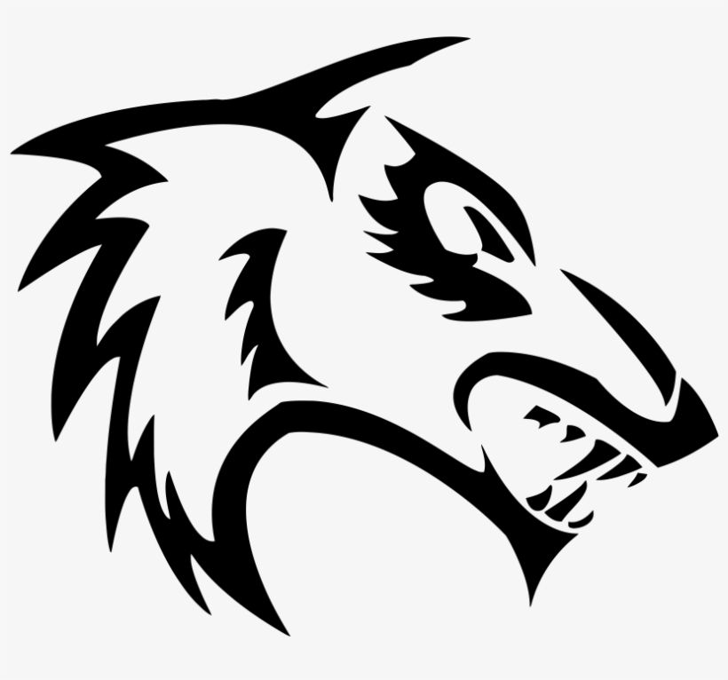Tribal-wolf - Drawing, transparent png