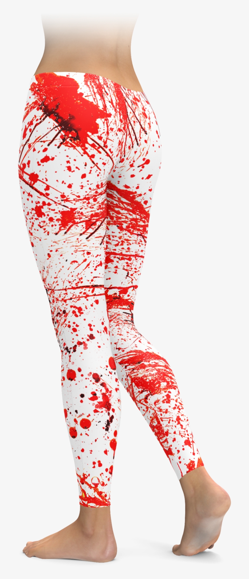Blood Splatter Zombie Png For Kids - Leggings, transparent png