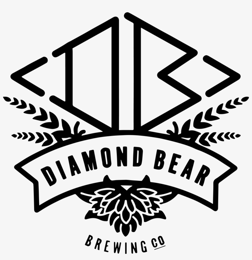 Diamond Bear Logo New Blk - Diamond Bear, transparent png