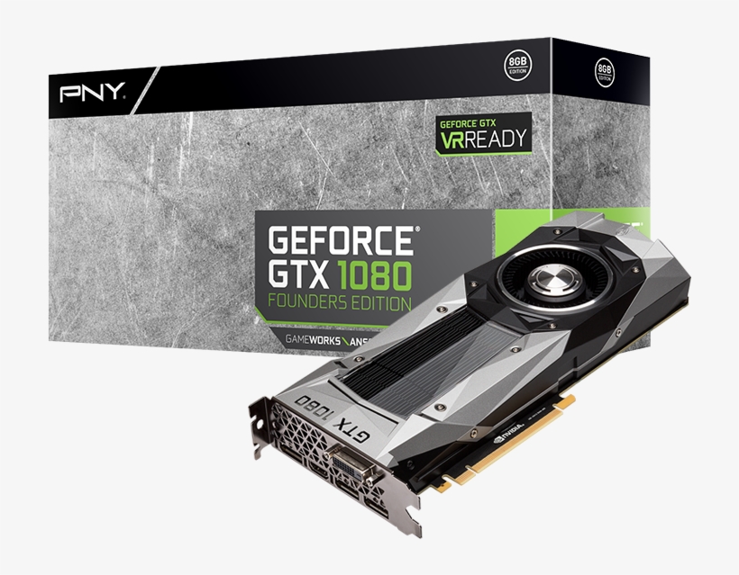 Pny Geforce Gtx Founders - Pny Gtx 1080 Founders Edition, transparent png