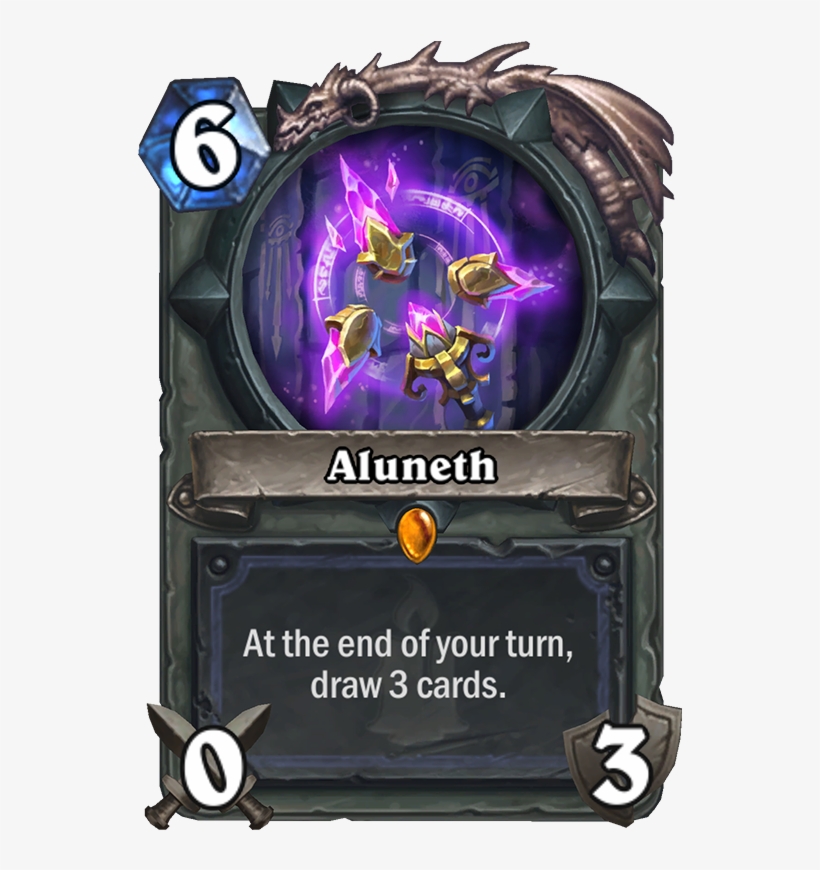 Hearthstone Aluneth - Kobolds And Catacombs Cards, transparent png