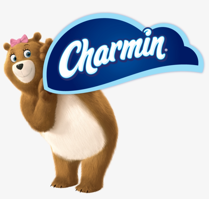 Charmin Bear Logo - Charmin Super Mega Roll, transparent png