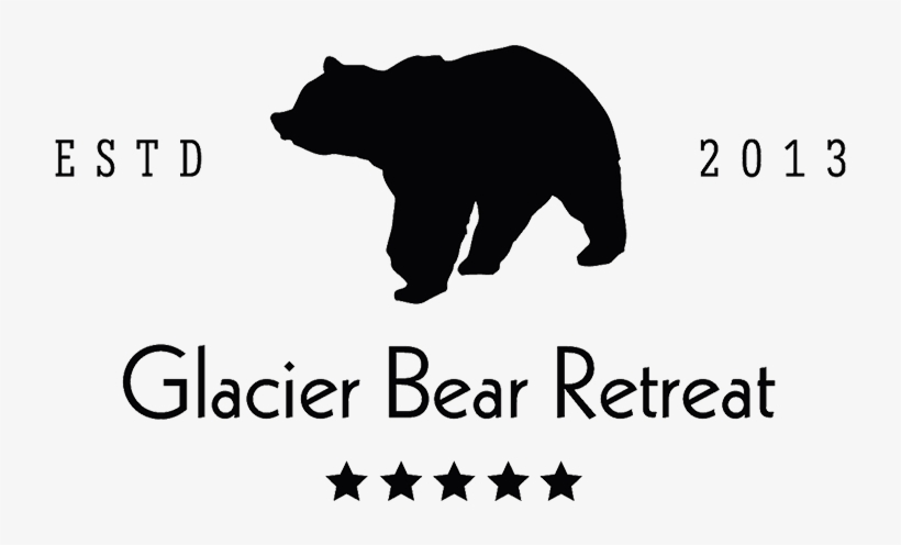 Glacier Bear Logo - Black Bear Silhouette, transparent png