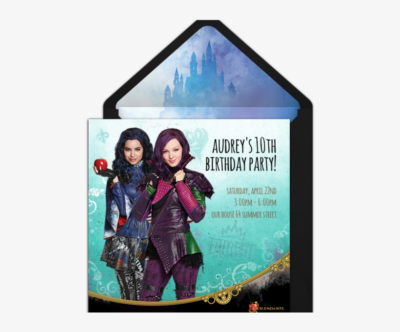 Disney Descendants 2 Invitations Free Descendants Online - Evie Disney Descendants Cardboard Cutout Standup, transparent png