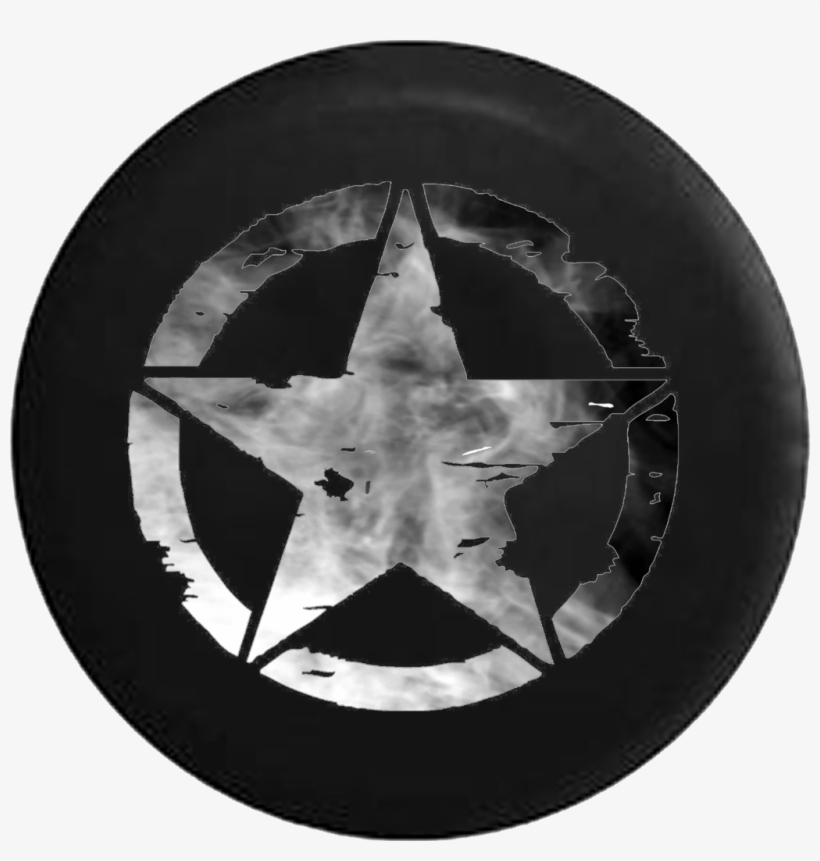 Oscar Mike Military Jeep Star Dark Smoke Silver - Oscar Mike Jeep Military Star Jeep Rv Camper Spare, transparent png