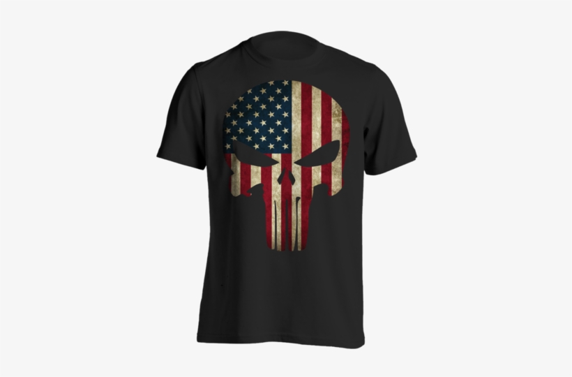 Punishment American Flag T-shirt - Retro Usa Flag Wallet Style Stand Leather 4.7" Iphone, transparent png