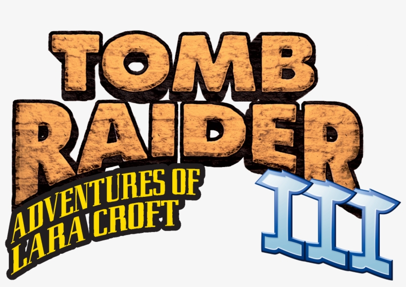 Tomb Raider Iii - Tomb Raider Iii Adventures Of Lara Croft Logo, transparent png