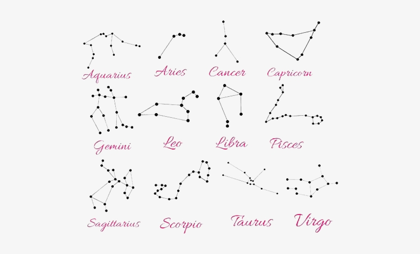 Zodiac Constellations Png Transparent Image - Transparent Background Zodiac Constellation Png, transparent png
