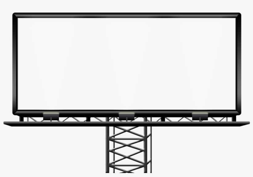 Collection Of Free Avertiment Clipart Billboard - Billboard Clip Art, transparent png
