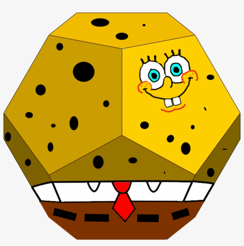 God Of War Clipart Spongebob - Spongebob Dodecahedron, transparent png