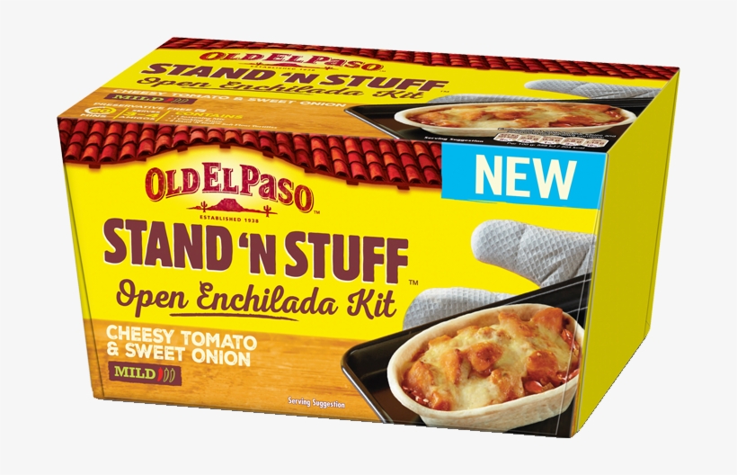 Stand 'n Stuff™ Open Enchilada Kit - Old El Paso Extra Mild Stand N Stuff Mini Soft Taco, transparent png