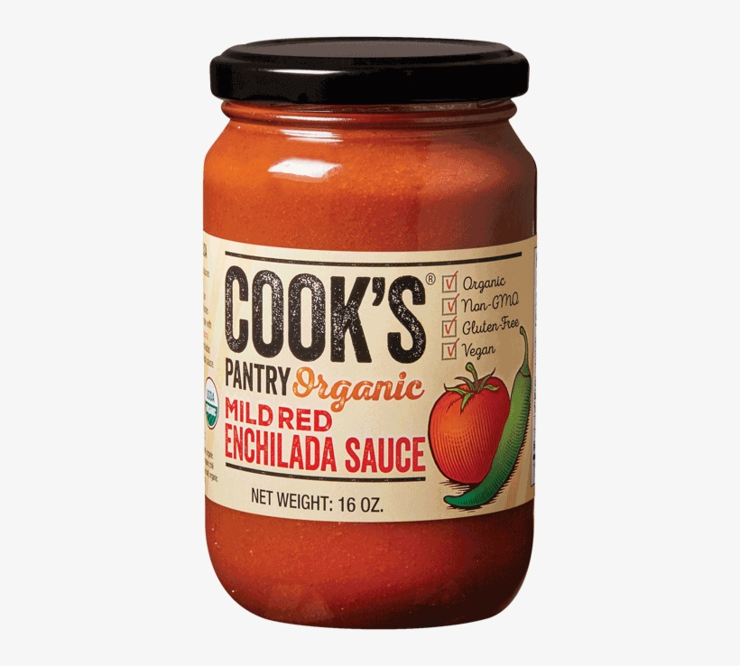 Organic Mild Red Enchilada Sauce - Organic Enchilada Sauce, transparent png