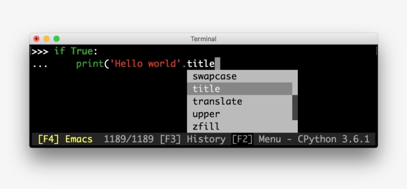 Images/ptpython-2 - Prompt_toolkit, transparent png