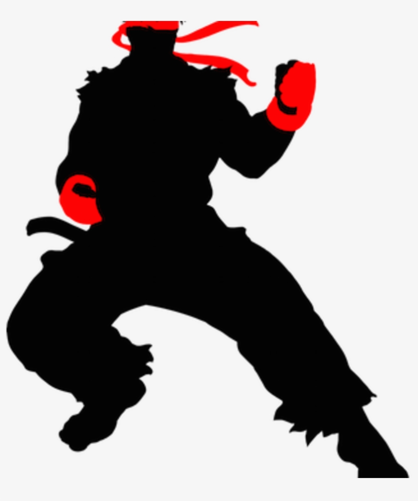 Street Fighter Character Silhouette, transparent png
