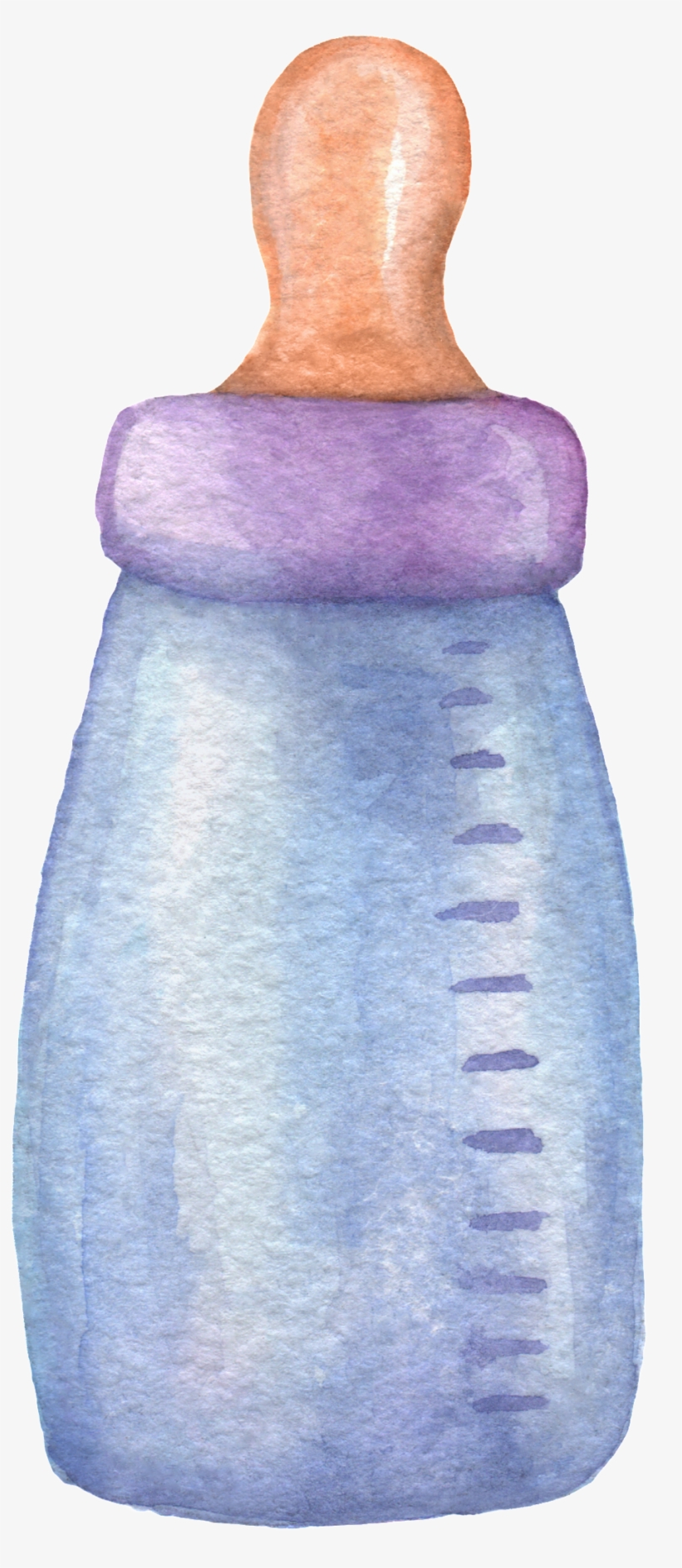 This Graphics Is Supreme Bottle Cartoon Transparent - Feeding Bottle Watercolor, transparent png