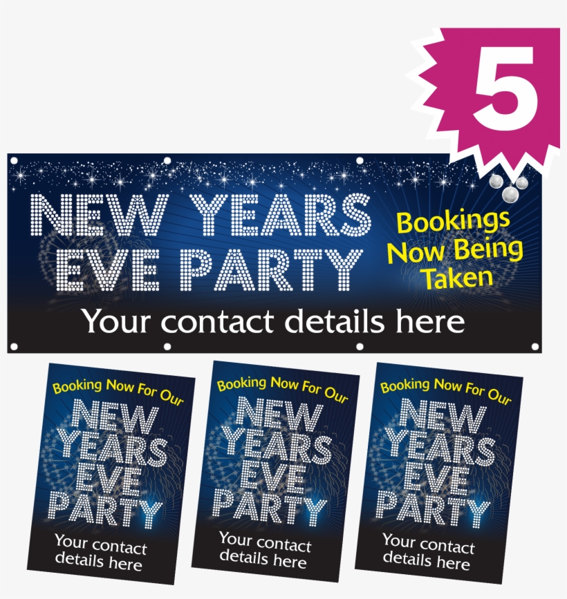 Personalised Christmas Banner & Posters Bundle - Tucumcari, Blue Swallow Motel, transparent png