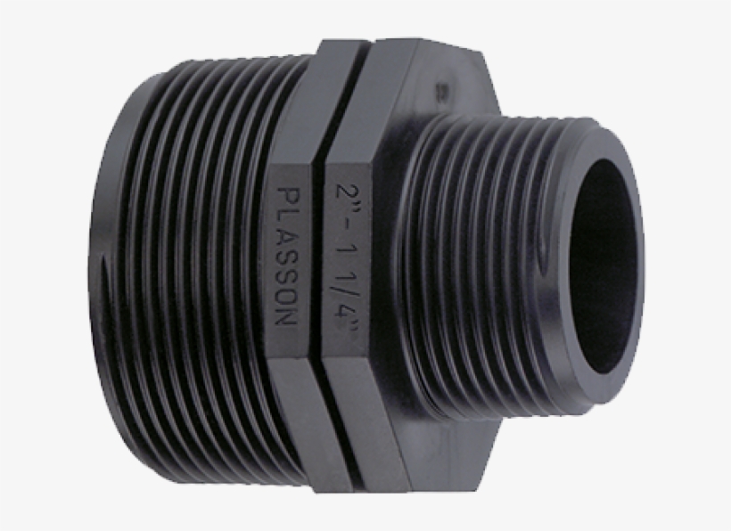 Threaded Reducing Nipple V2 - 1x34" 5065 Plasson Threaded Red Nipple, transparent png