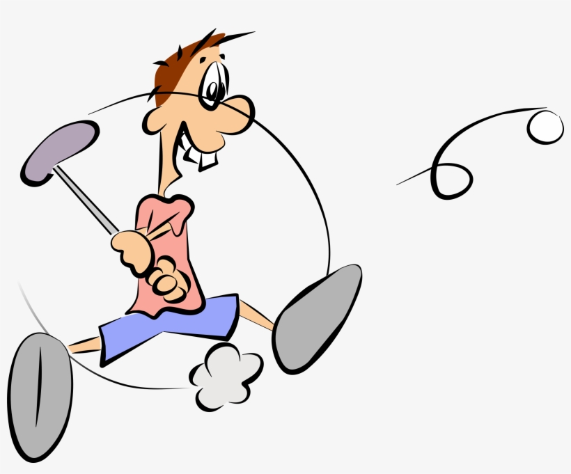 Golf Transparent Cartoon - Golf Comic, transparent png