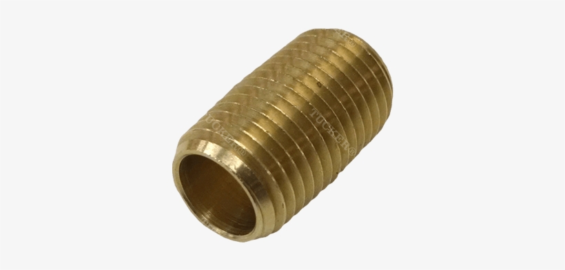 Tucker Close Nipple 1/4" - Brass, transparent png