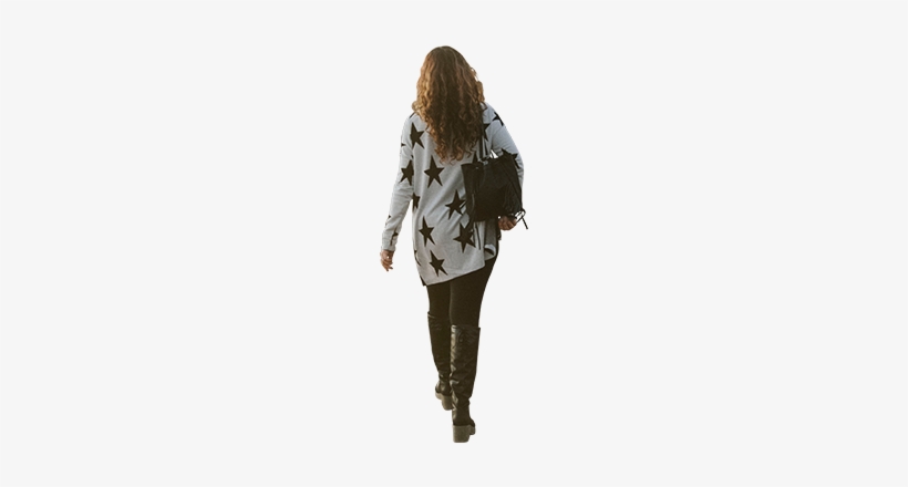 Girl Walking Png, transparent png