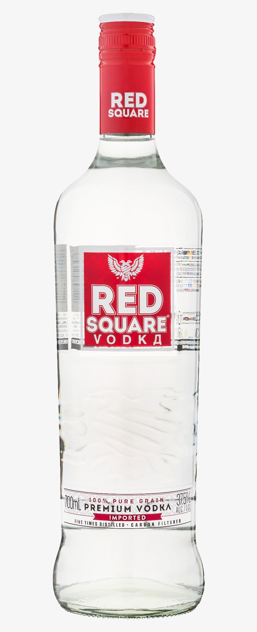 Red Square Vodka 700ml - Vodka Red Square, transparent png