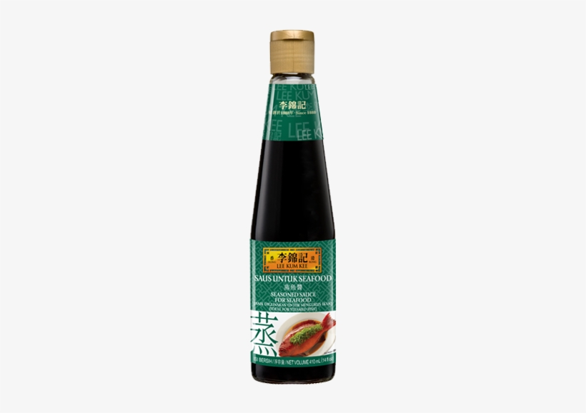 Lee Kum Kee Seasoned Soy Sauce For Seafood 410 Ml - Lee Kum Kee Seasoned Soy Sauce For Seafood - 14 Fl, transparent png