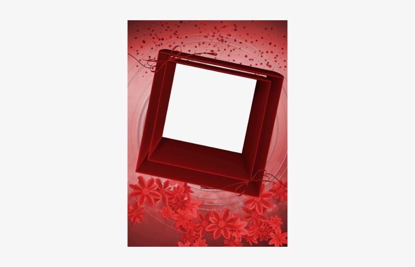 Photo Frame - Red Square - Portable Network Graphics, transparent png