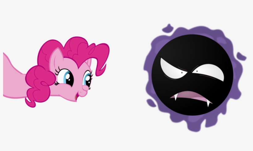 Surprisinglynimble, Crossover, Gastly, Pinkie Pie, - Cartoon, transparent png