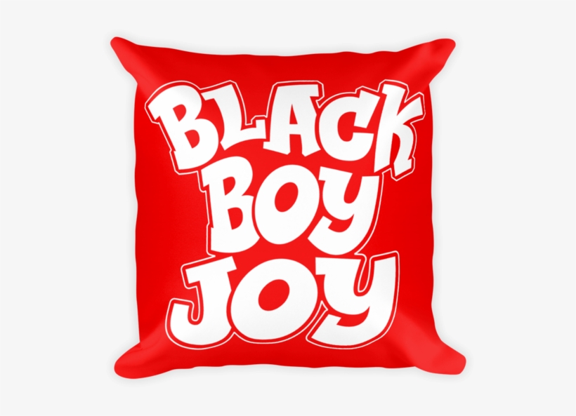 Chocolate Ancestor, Llc- Black Boy Joy Square Pillow - T-shirt, transparent png