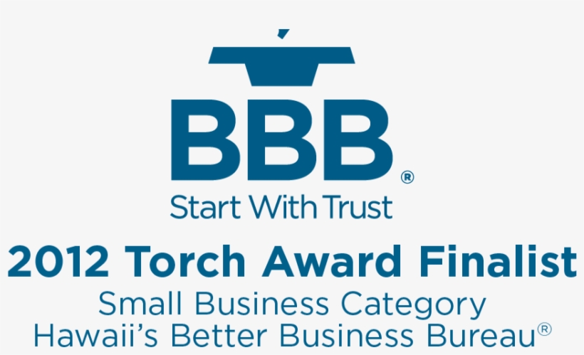 In 2012 The Hawaii Better Business Bureau Honored Nathan - 2018 Torch Award Winner, transparent png