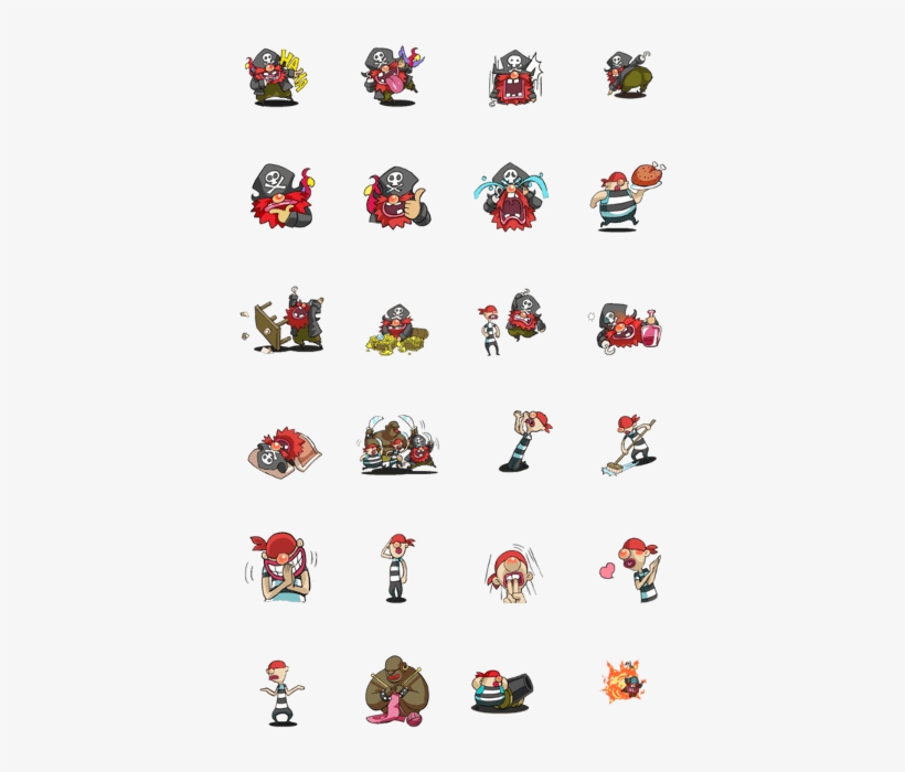 Pirate Red Beard Animate, transparent png