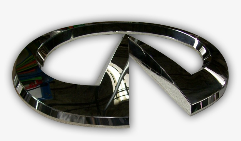 Custom Fabricated Polished Stainless Infiniti Logo - Infiniti, transparent png