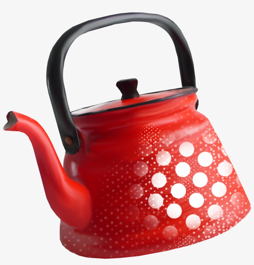 Free Download Teapot Clipart Kettle Teapot - Красный Чайник Png, transparent png