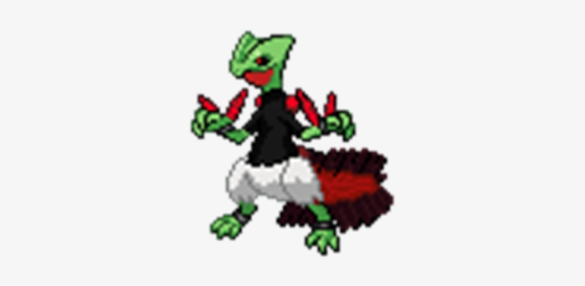 Ghoul Sceptile - Sceptile Pixel Art, transparent png