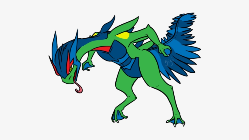 Fusion Merp - Greninja Fused With Sceptile, transparent png