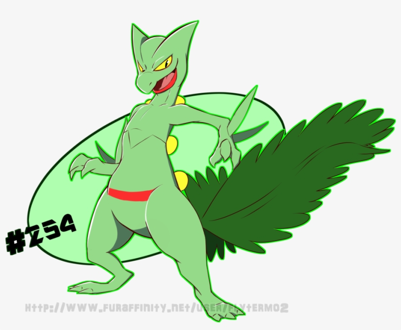Literally A Sceptile - Cartoon, transparent png