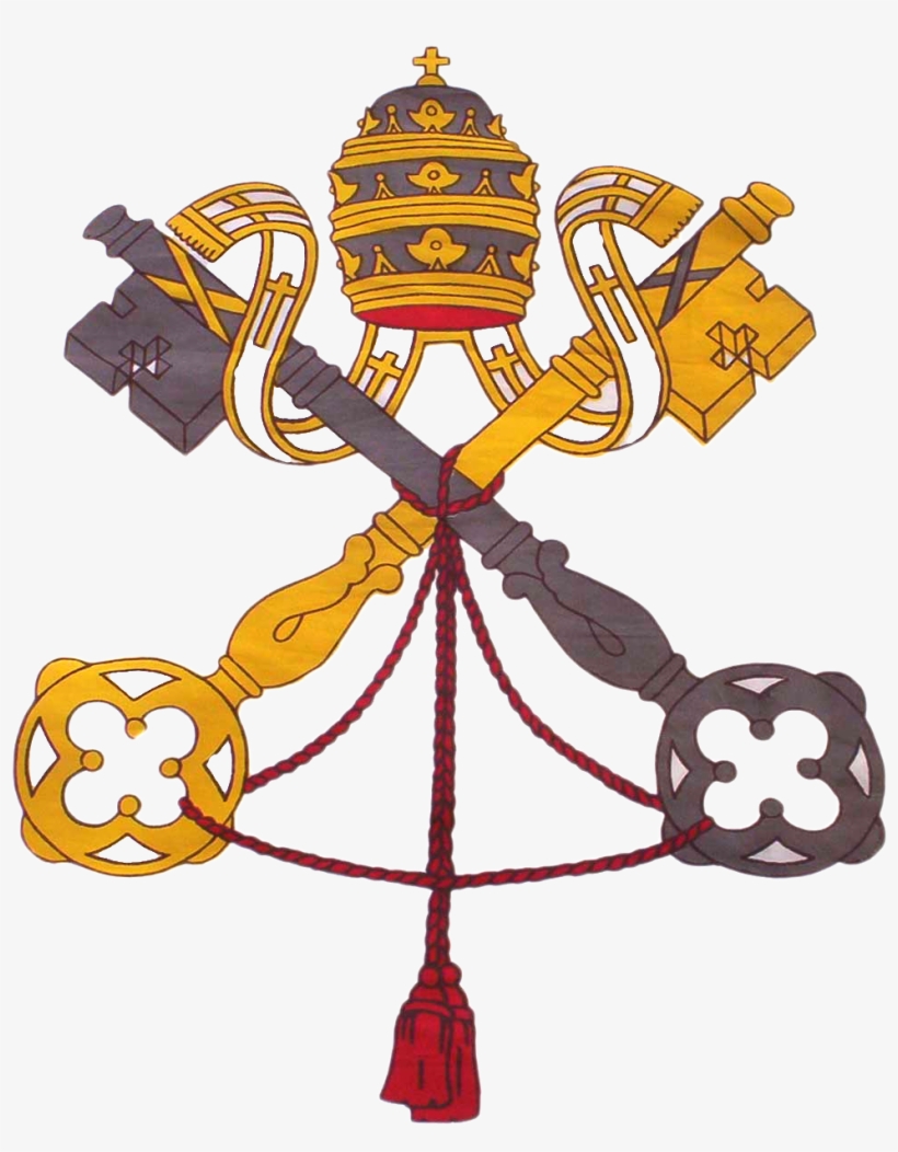 Emblem Of The Vatican City - Papal Coat Of Arms Png, transparent png