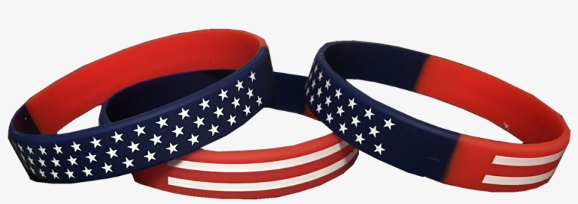 American Flag Silicone Wristbands - Silicone, transparent png