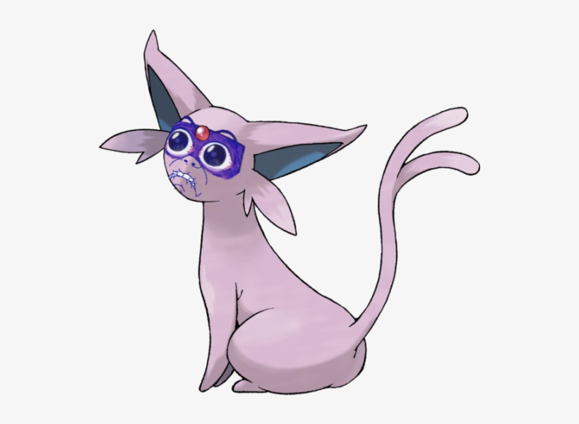 Totty's Face On Eeveelutions - Pokemon Espeon, transparent png