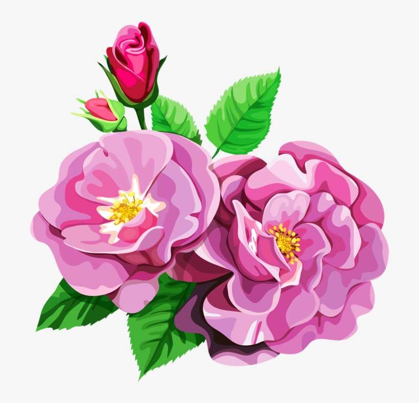 Rose Bouquet Transparent Png - Transparent Flower Art, transparent png