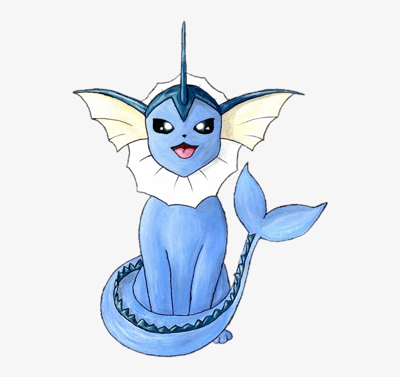 Bleed Area May Not Be Visible - Vaporeon, transparent png