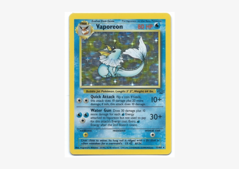 Vaporeon Png, transparent png