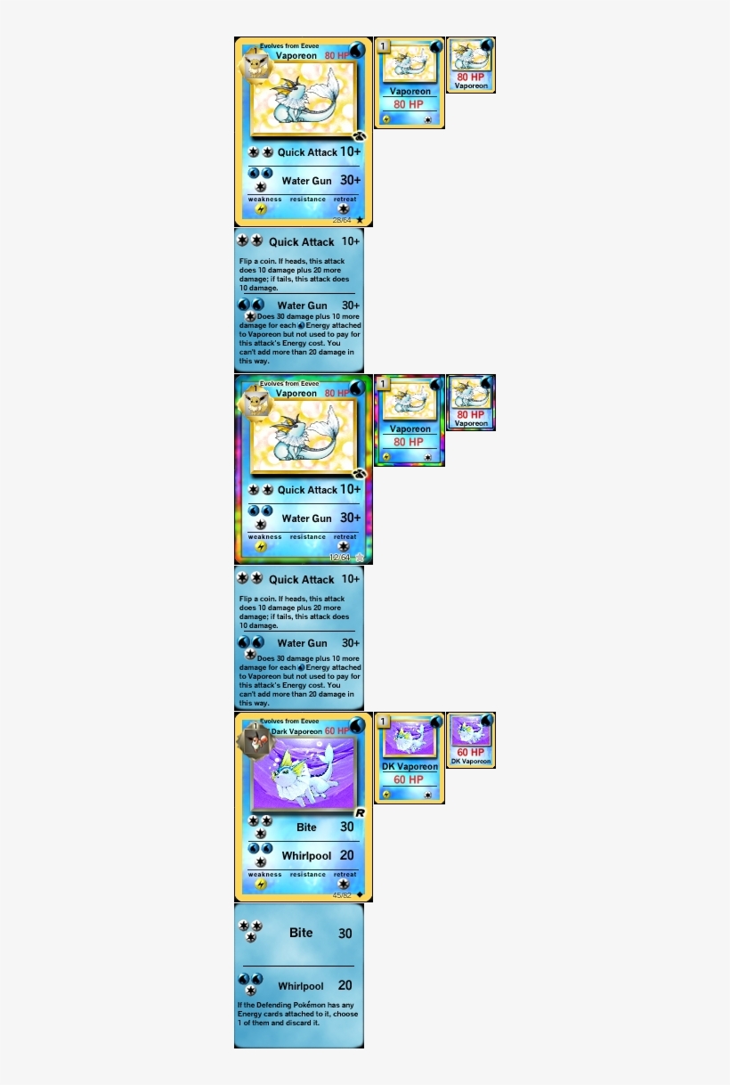 #134 Vaporeon - Dark Vaporeon, transparent png