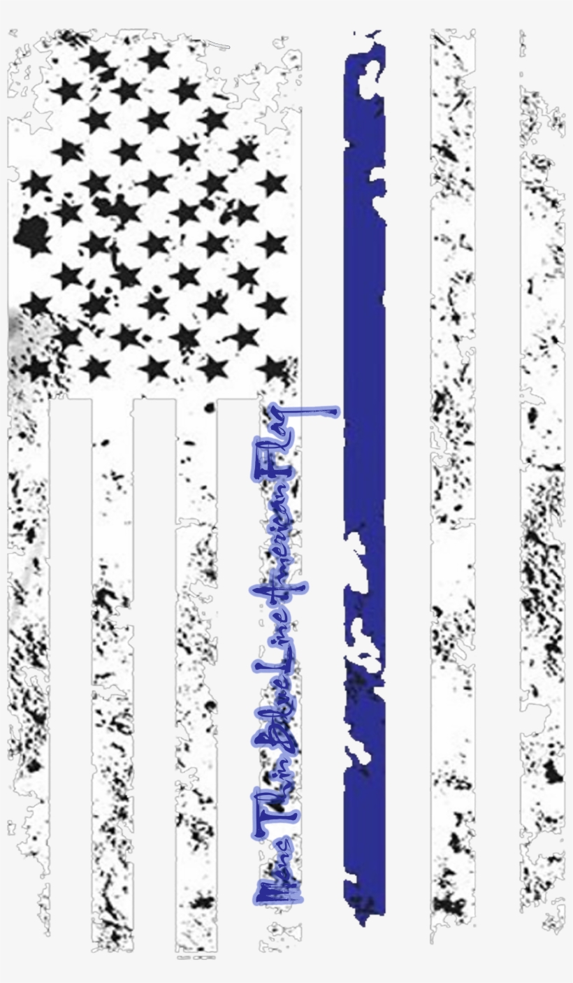 Mens Thin Blue Line American Flag, American Flag Tee - Bat American Flag - Baseball Red Line Sports Usa Americana, transparent png