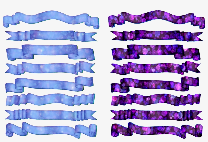 Bokeh Banner Ribbons Pennant 1625312 - Portable Network Graphics, transparent png