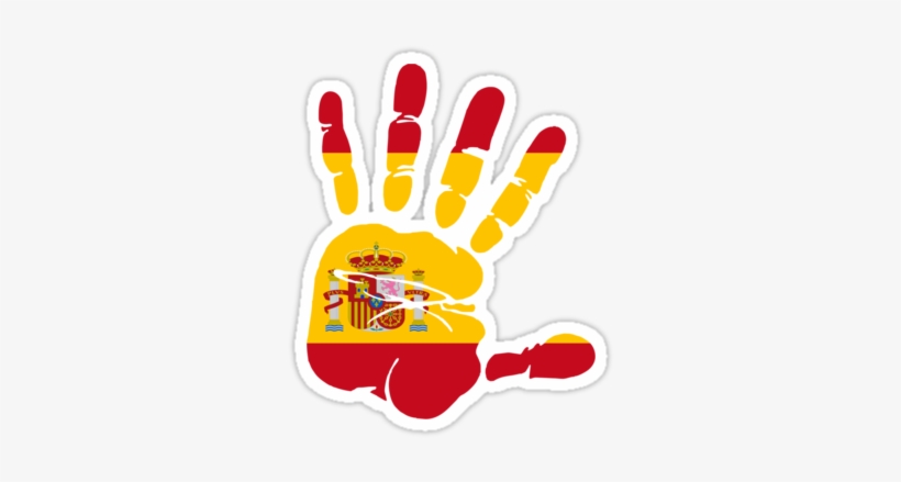 Hand Print Of Flag Of Spain By Nadil - Lockscreen Dont Touch My Phone, transparent png