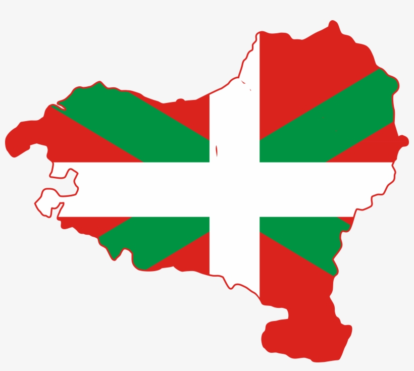 Flag Map Of Basque Country Scallywag Flag Svg Flagartist - Basque Country Flag Map, transparent png