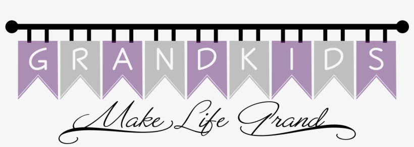 Grandkids Vinyl Pennant Banner 152k - Vinyl Banners, transparent png